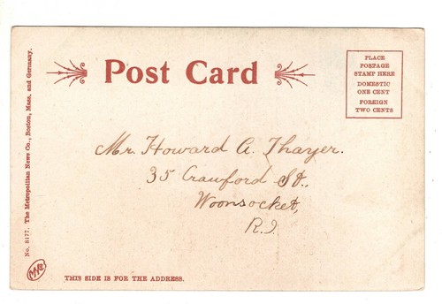 City Hall Horse Buggy 1906 View Providence Rhode Island Postcard RI - Picture 2 of 2