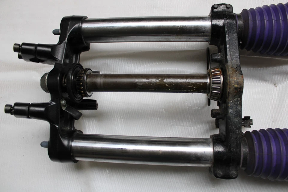 Federgabel Vorderradgabel mit Gabelbrücke Kawasaki KLE 500 LE500A 93-96 #R5610 - Bild 4 von 4