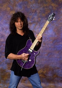 Art Print Poster / Canvas Eddie Van Halen Plays Guitar in ...