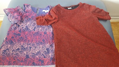 Mädchen Stoff Alter 4 Next und Debenham Paket GC