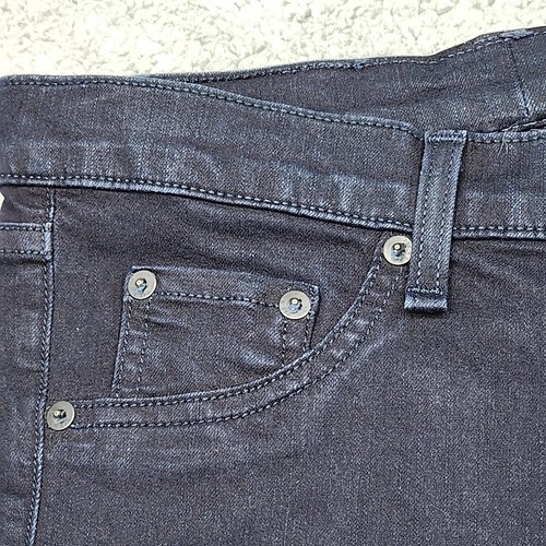 Rag & Bone Jean Mens Size 28 Dark Blue Denim Waxed Skinny Chino Stretch Ankle - Picture 4 of 12