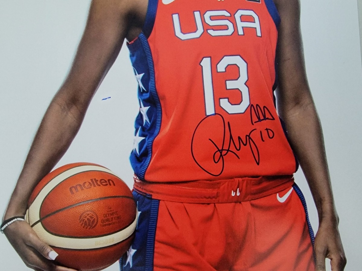 RHYNE HOWARD SIGNED 2024 ALL STAR PHOTO ATLANTA DREAM BASKETBALL
