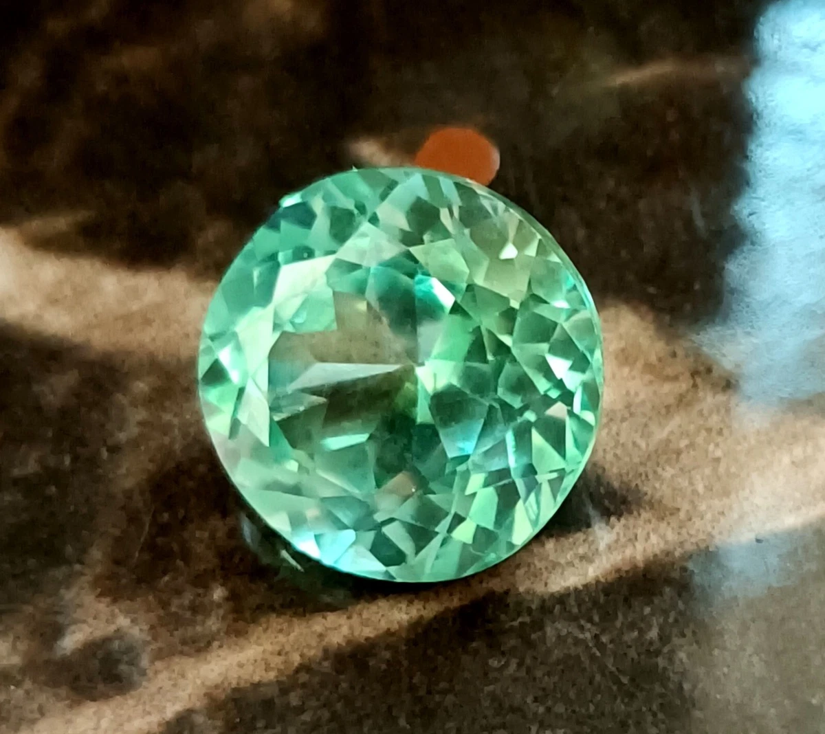 AA Flawless Natural Ceylon Mint Green Sapphire ROUND Cut Loose