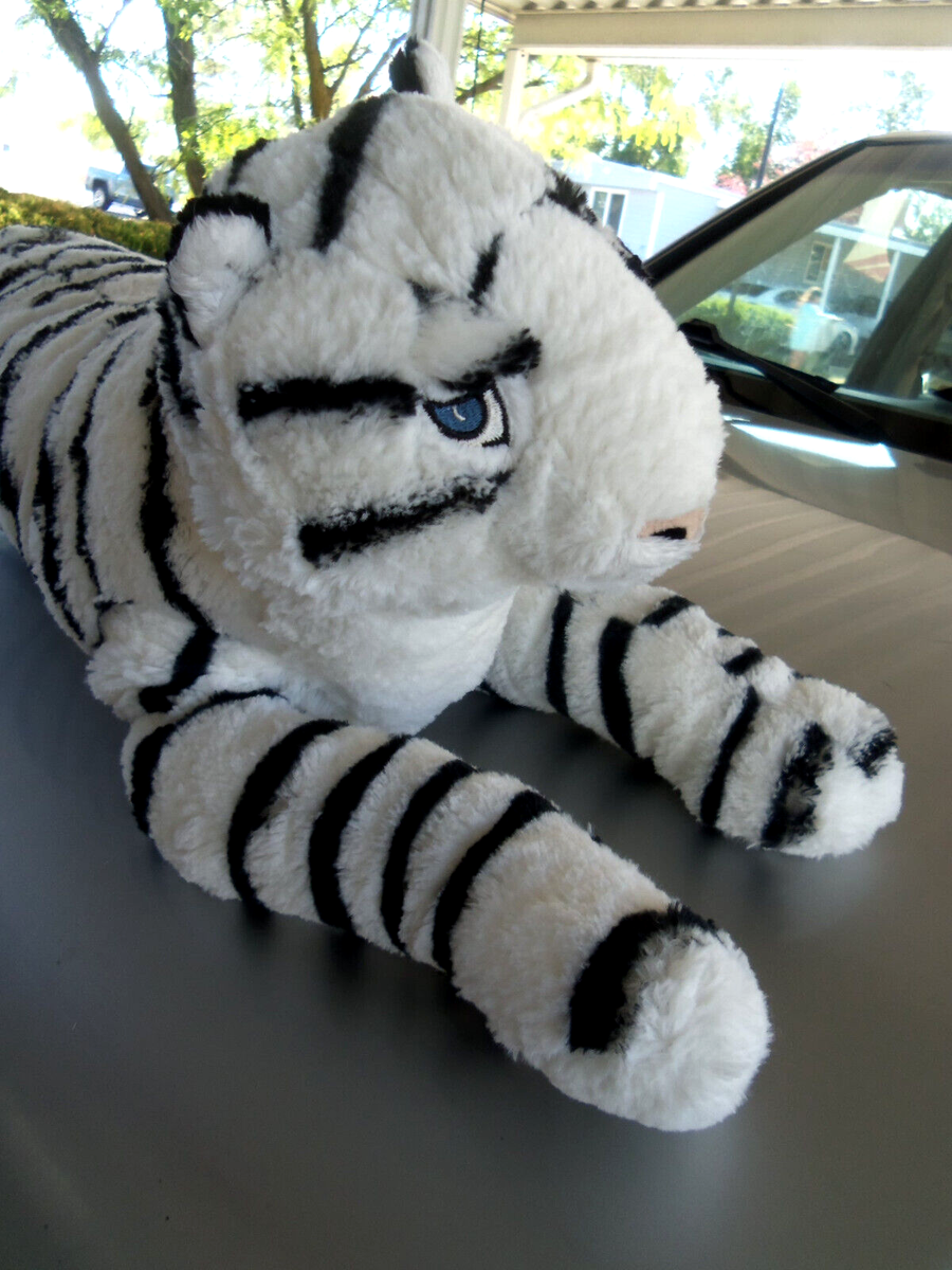Ikea plush stuffed White Tiger Cat 30