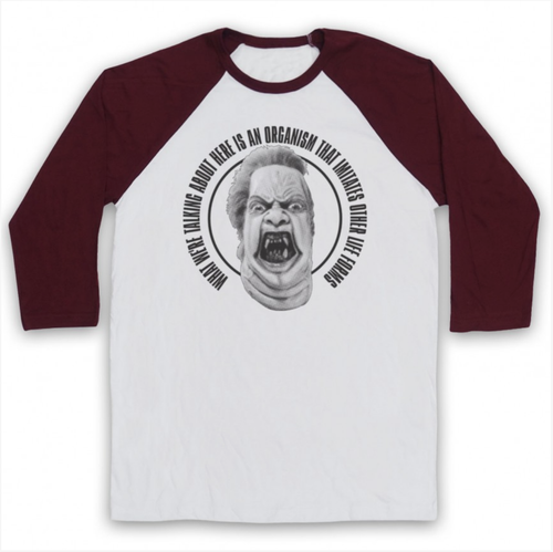 ALIEN ORGANISM THE THING SCI FI UNOFFICIAL CARPENTER 3/4 SLEEVE BASEBALL TEE - Picture 16 of 20