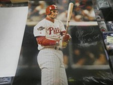 Jim Eisenreich Philadelphia Phillies Signed  16x20 Photo COA   