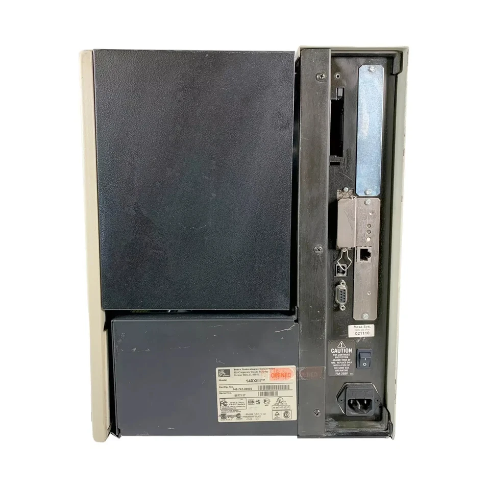 Zebra 140XiIII Plus Thermal Transfer Label Printer USB LAN Serial 140-741-00000 - Image 4 of 4