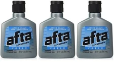 PACK OF 3* Afta FRESH by Mennen AFTER SHAVE Lotion Skin Conditioner 3 oz 88.7 ml