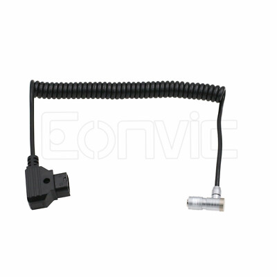 PortKeys LH5H LH5P Monitor Power Cable Coiled 12V V-mount D-Tap to 5 Pin