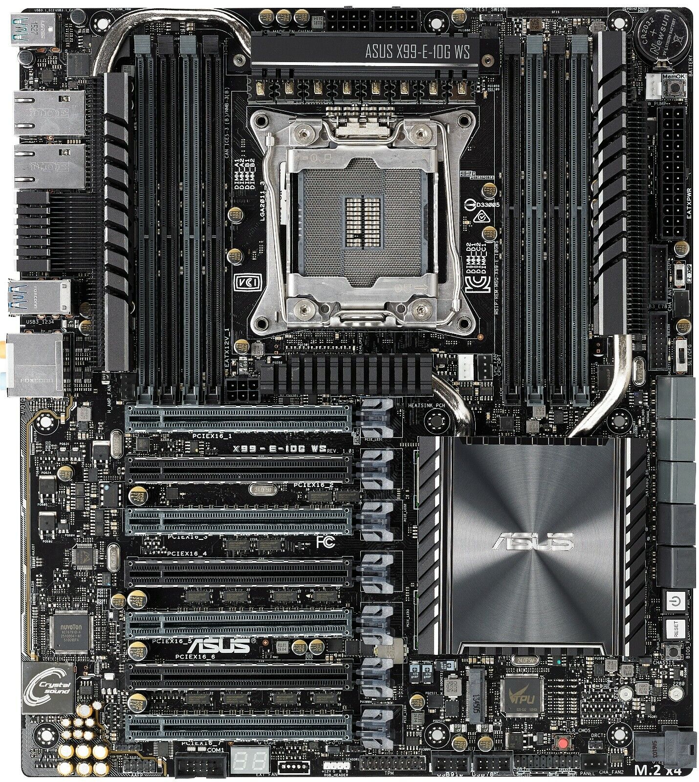 ASUS X99-e-10g WS Xeon Lga2011-v3 Ddr4 Motherboard CEB for sale