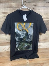 Marvel Loki Thor T Shirt Men  s S Black Superhero Short Sleeve Small Tee Top