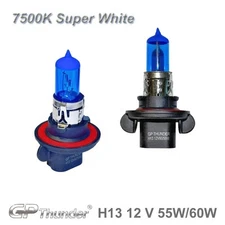 GP Thunder II 7500K H13 9008 Headlight Xenon Halogen Light Bulb 55 65W White