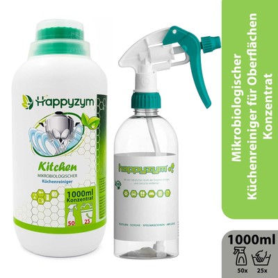 Bio Küchen Reiniger Küchenfront - 1 Liter Konzentrat - Hochglanz