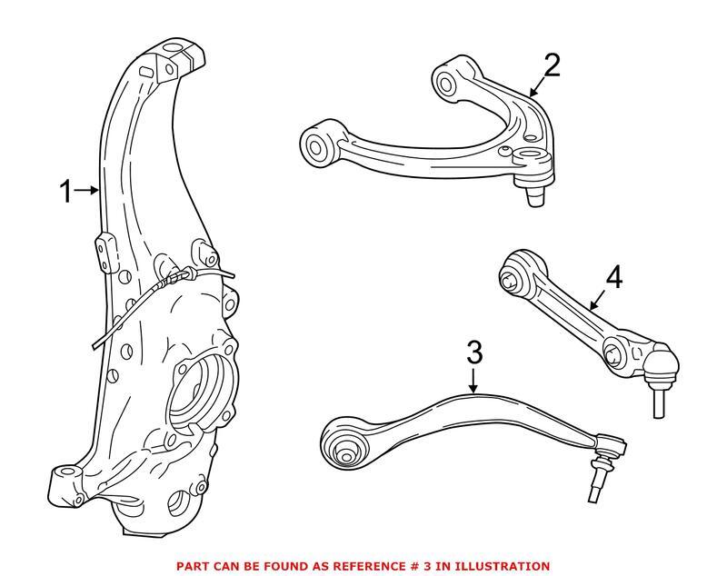 Genuine OEM Front Driver Left Lower Forward Suspension Control Arm For BMW i8
