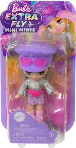 BARBIE EXTRA FLY MINI MINIS TRAVEL DOLL WITH ACCESSORIES AND STAND MATTEL DOLLS - Picture 14 of 33