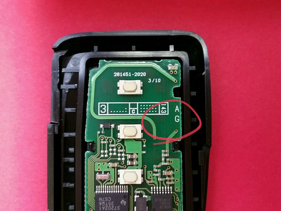 Lot of 3 VIRGIN Unlocked OEM Lexus Smart Key Prox HYQ14FBA AG Board - Image 3 of 4