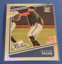 2021 Donruss Optic The Rookies Holo #TR4 Cristian Pache Atlanta Braves