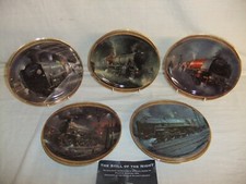 c4 Davenport THE STILL OF THE NIGHT by P.D.Hawkins train collector plates xxxx