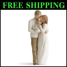 Hand-Painted Family Figure Sculpture