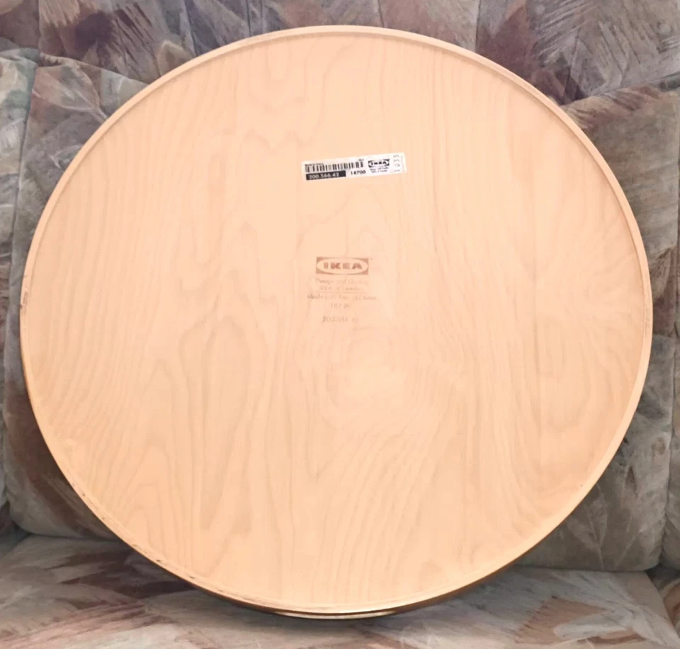 IKEA Holz Tablett rund TOP! 43,6 x 4,8 cm - Bild 3 von 4