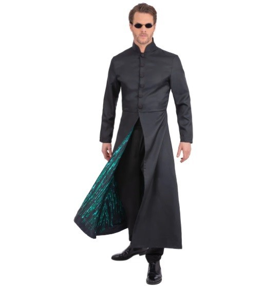 Disfraz de The Matrix Neo con licencia oficial para hombre de Smiffys