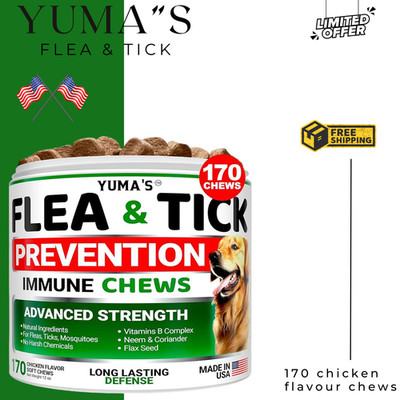 Yuma s Natural Dog Chews   170 Treats    Defense & Immune Support Tab