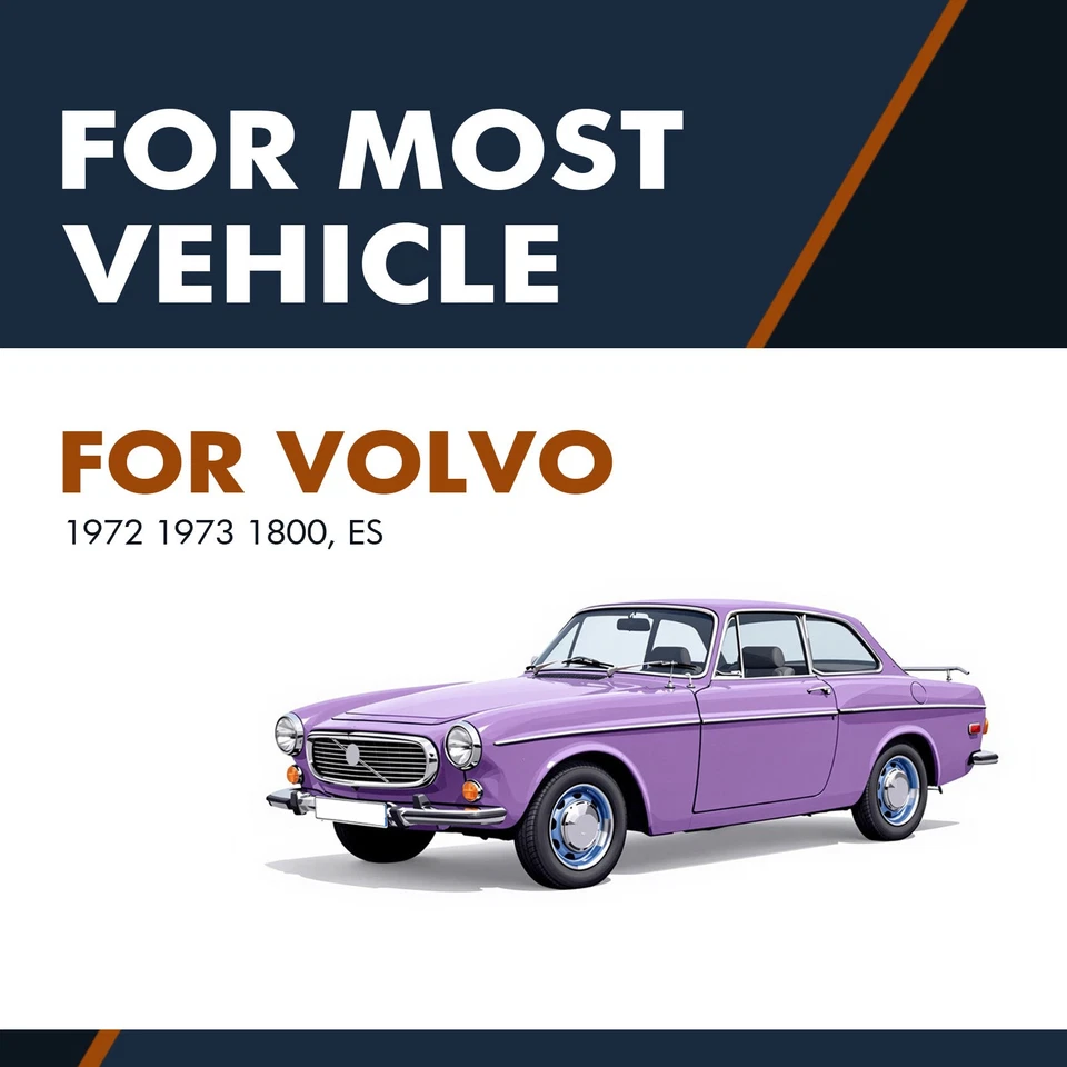 Пара из 2 задних стеклянных подъемных опор для 1972 1973 Volvo 1800 ES - Изображение 2 из 4