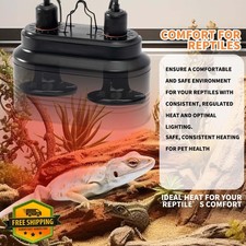 PTSCBS 50W Reptile Heat Lamp 2pk Ceramic Emitter Terrarium Turtle Lizard