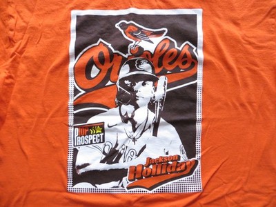 Baltimore Orioles Shirt Mens Large MLB Baseball Jackson Holliday Top Prospect