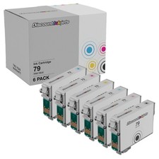 Ink Cartridge Replacements for Epson 79 HY Multi Color 6-Pack Set 
