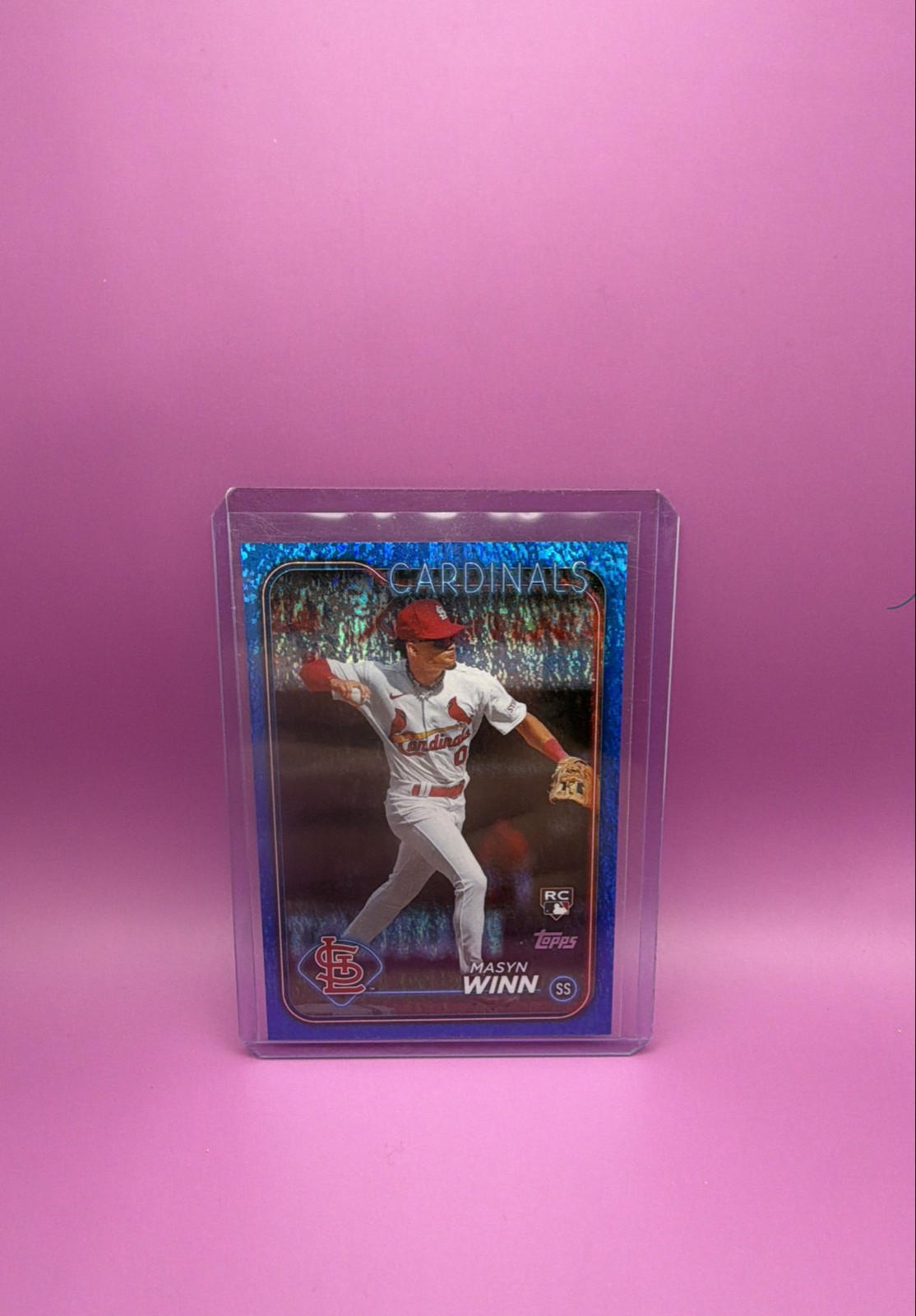 2024 Topps Series 2 - Masyn Winn #480 Blue Foil /999 (RC)