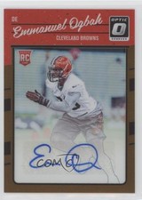 2016 Donruss Optic Bronze Signatures Emmanuel Ogbah #115 Auto 1j6