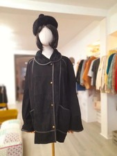 Vintage 80s Claire Neuville Leather Jacket, Size L to XL