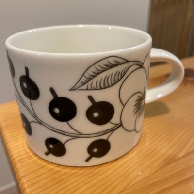 Arabia Paratissi Black Mug ARABIA Capacity approx 250ml