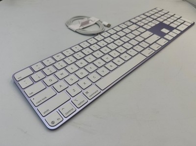 Genuine Apple Purple  USB-C  Apple Magic Keyboard W/Touch ID & Numeric A3119