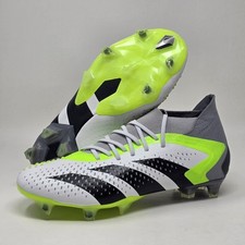 Adidas Predator Accuracy.1 FG Soccer Cleats GZ0035 Mens Size 6 White Black New