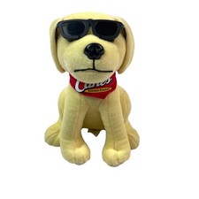Raising Cane  s Collectors Item Plush Dog Yellow Puppy with Sunglasses  Bandana