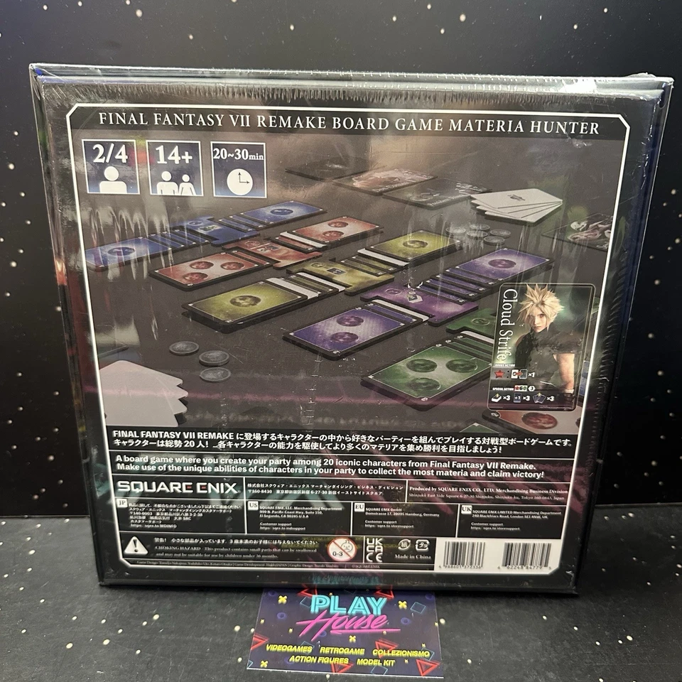 Final Fantasy VII Remake Board Game Materia Hunter English Version Nuovo Sealed - Immagine 2 di 4