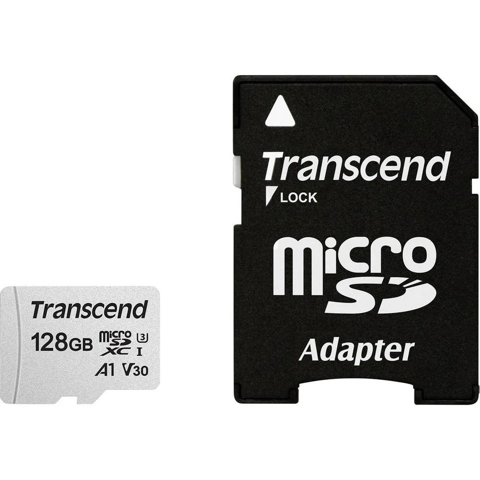 Transcend Premium 300S microSDXC-Karte 128 GB Class 10, UHS-I, UHS-Class 3, v30 - Bild 2 von 3
