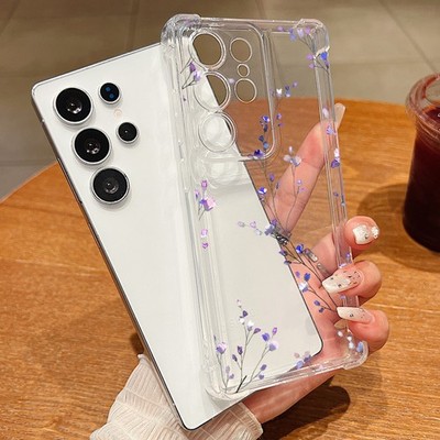 Hülle für Samsung S25 FE S26 Ultra S24 S23 A16 A55 A57 A56 Orchideenmotiv Schutz