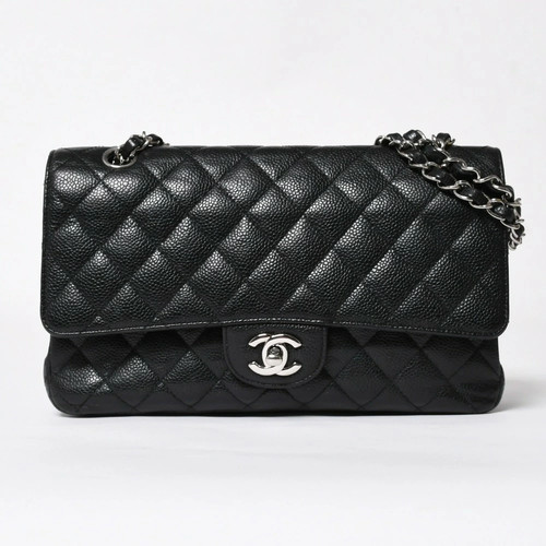 Chanel Matelasse25 W Flap Chain Shoulder Bag No. 13 Coco Black r0_0912