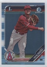 2019 Bowman Draft Chrome Sky Blue Refractor Will Wilson #BDC-182 1og