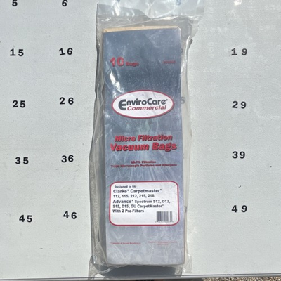 #ad #ad EnviroCare Commercial Micro Filtration Vacuum Bags 10pk for Clarke Advance $9.75