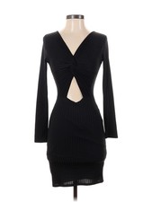 Fashion Nova Women Black Cocktail Dress S