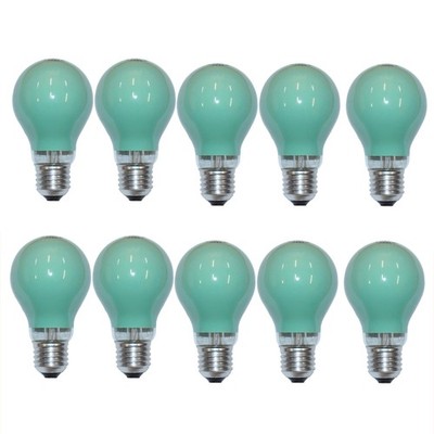 10 x Glühbirne 25W E27 Grün Glühlampe 25 Watt Glühbirnen Glühlampen Party deco