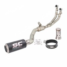 Silenciador de tubo delantero sistema de escape completo RS660 2021-2025 para Aprilia Tuono 660