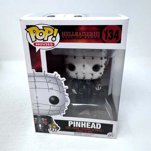 Funko Pop! Movies #134 Hellraiser Pinhead Vaulted 2016 Brand New See Photos