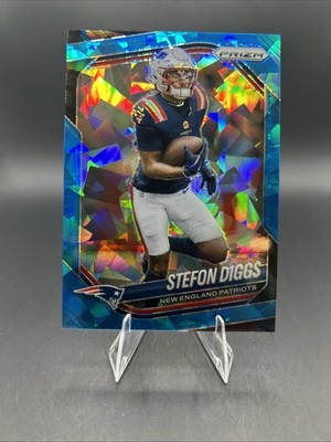 Stefon Diggs 2025 Panini Prizm Blue Ice Prizm/99 Patriots🔥