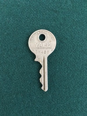 Antique / Vintage Yale Key Code # 3H408 (1) Key - Scarce Hard to Find Key