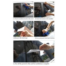 For Kia Forte K3 Cerato 2009-2012 Pillar Post Door Window Cover Trim For Kia Forte K3 Cerato 2009-2012 Pillar Post Door Window Cover Trim